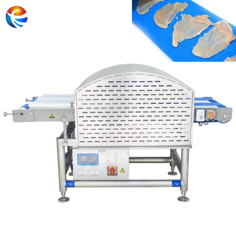 Dual channel meat slicer