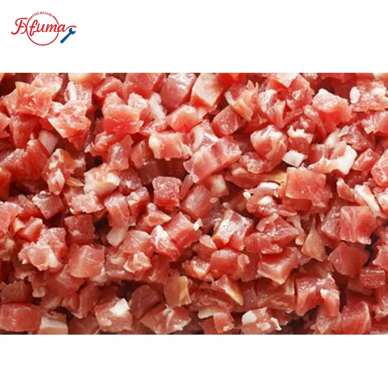 Frozen meat dicer machine cube meat dicing machine