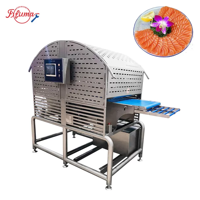 Salmon slicer machine