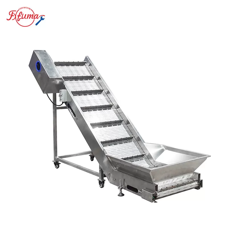 Stainless Steel Chain Hopper Incline Conveyor