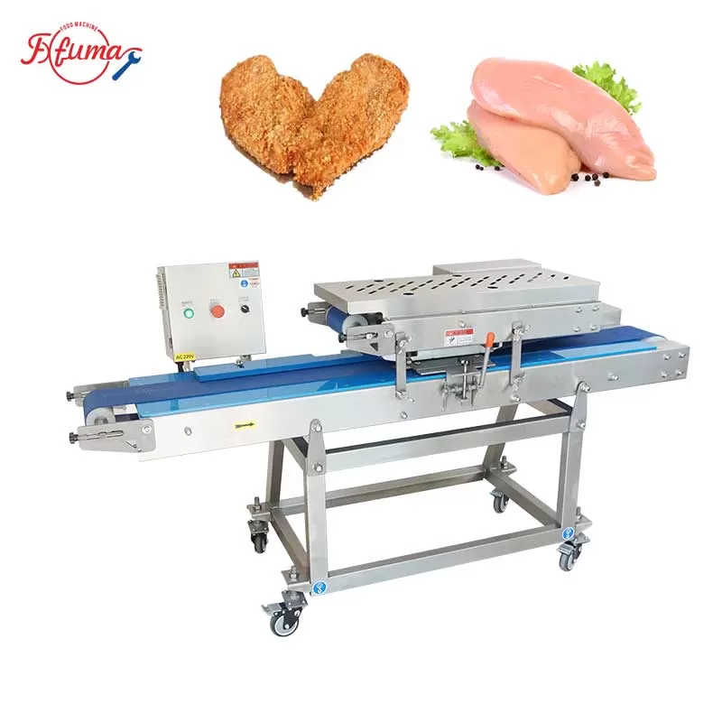 Horizontal chicken breast slicer Butterfly fillet Slicer Machine