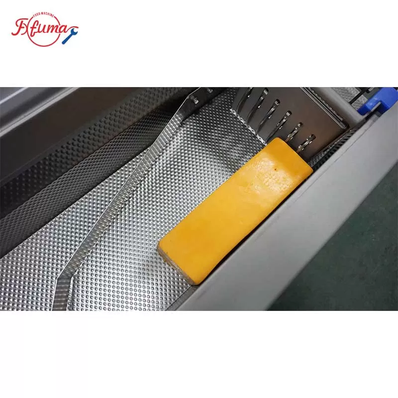 cheese in cheese slicer machine