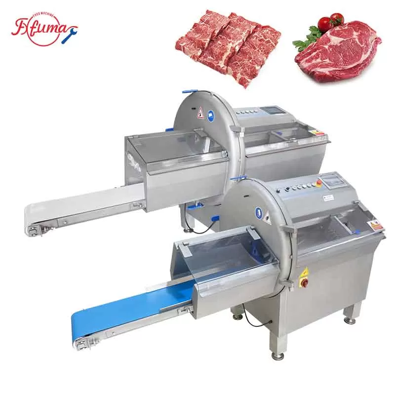 FKP-25 Horizontal frozen meat slicer Meat portion cutter