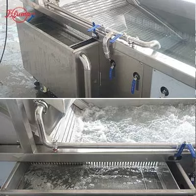 	Industrial Bubble Washing Machine for Meat, Fish, Shrimp-fxfm machine