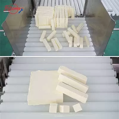 two stages cheese cutting machine