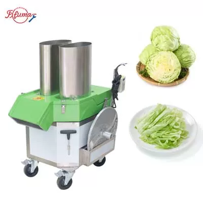 FC-311 Vertical Cabbage Shredder Machine with 2 Feeding Port