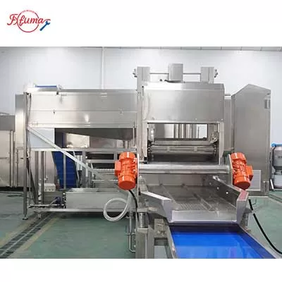 industrial vegetable processing line
