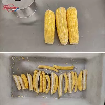 vegetable corn wedger machine