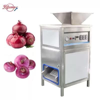 FX-128-3A Onion Peeler Machine - Large Inlet Hopper