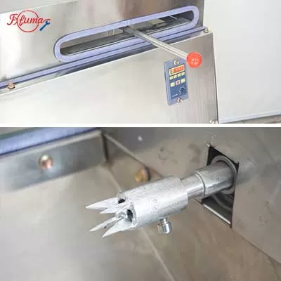 semi-automatic peeler for vegetable and fruit