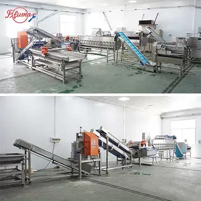Continuous centrifugal dehydrator for salad processing