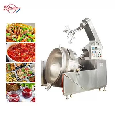 500L Gas/Electric Heating Jacketed Kettle Cooking Machine