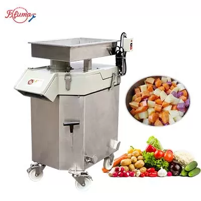 Rectangular Feed Inlet Vegetable Dicing Machine