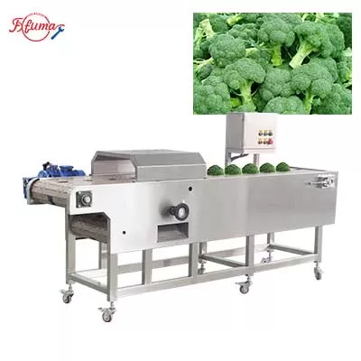 Continuous Cauliflower Broccoli Trimming & Cutting Machine