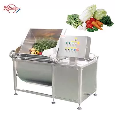 Auto-Discharge Fruit and Vegetable Bubble Washer Machine