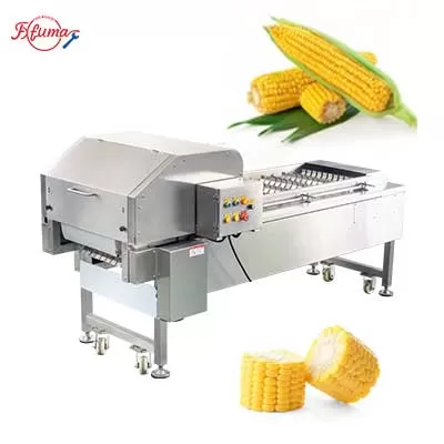 Industrial Fresh Corn Cob Cutter Machine industrial Sweet Corn Segment Cutter