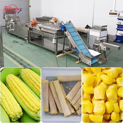 small corn processing line