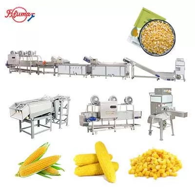 Industrial Complete Sweet Corn Processing Line