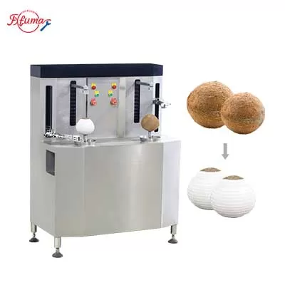 Automatic Double-Station Brown Coconut Peeling Machine