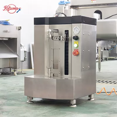 FXFM MACHINE commercial desktop peeler efficiently handles tough skins of pineapples and coconuts, as well as softer fruits like mangoes and papayas.