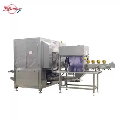 3-in-1 Automatic Pineapple Peeling, Eye Removing and Ends Cutting Machine