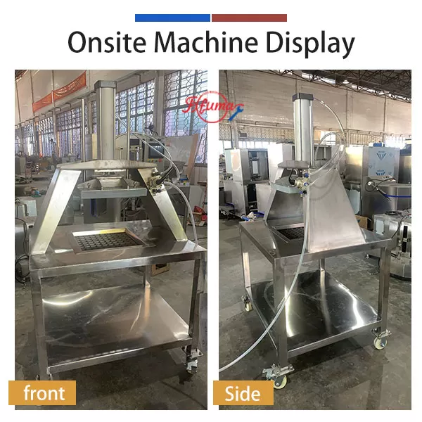 Pneumatic Pumpkin Large Dices Cutting Machine