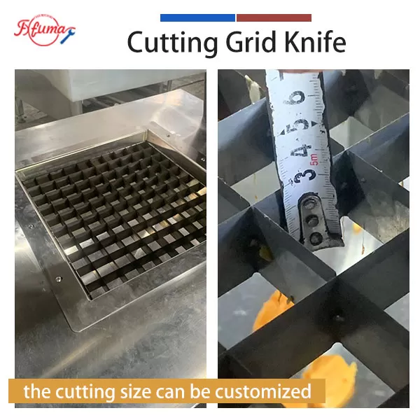 Pneumatic Pumpkin Large Dices Cutting Machine