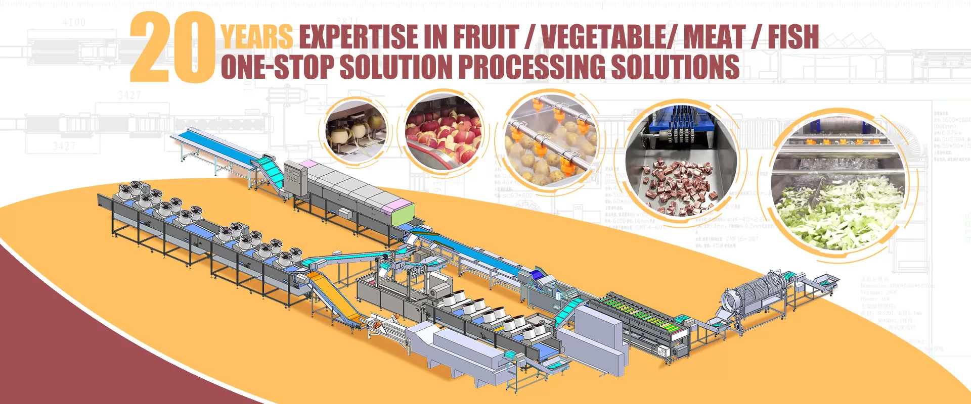 Vegetable Fruit Meat Fish Processing Manufacturer and Supplier - FXFM MACHINE
