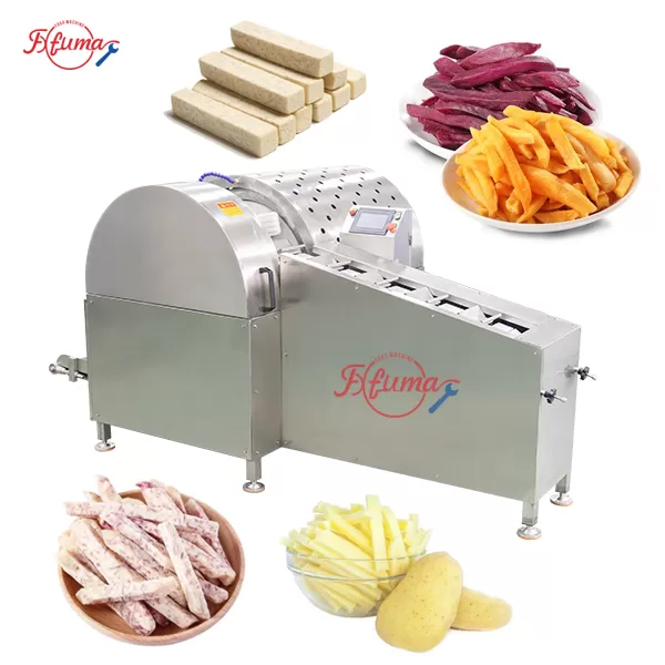 Automatic Taro Potato Fried Cutter Commercial Pusher and Presser for Strips