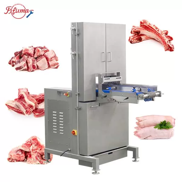 Automatic Pork Chop Strip & Cube Cutting Machine