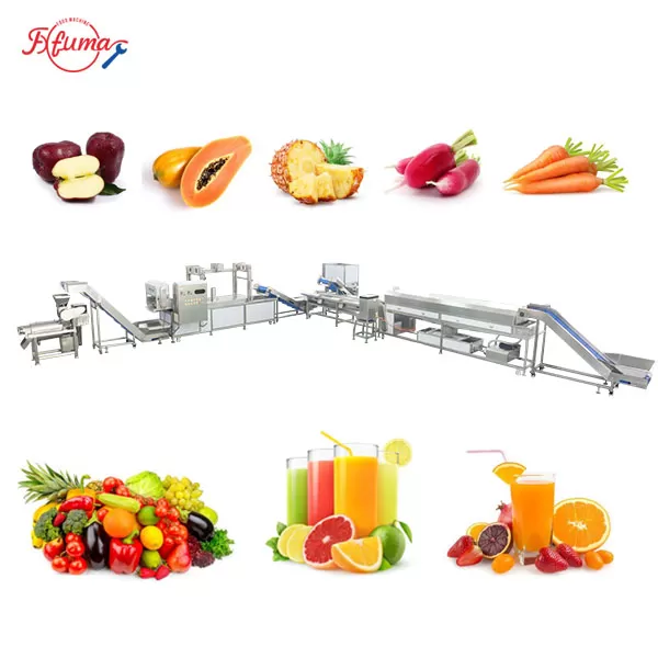 juice pre-processing line