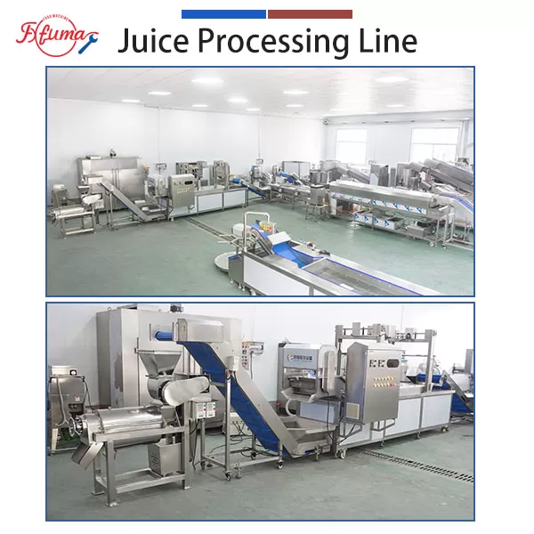 juice pre-processing line