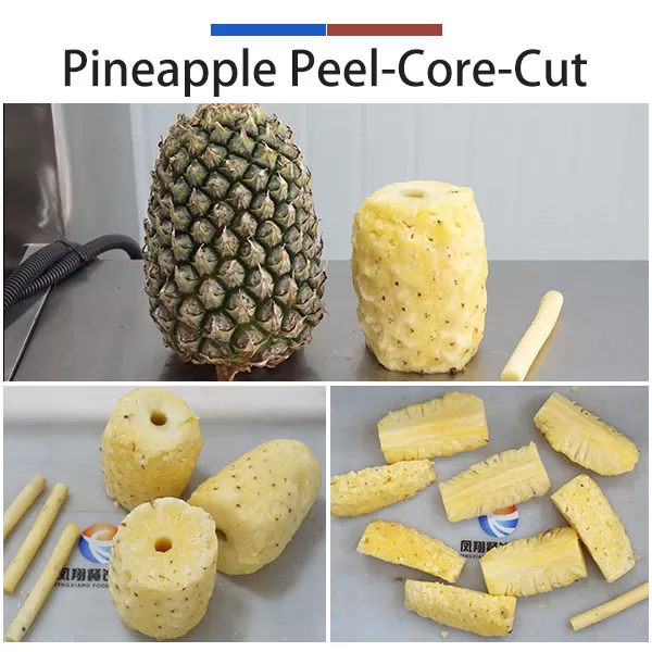 automatic pineapple peeling machine
