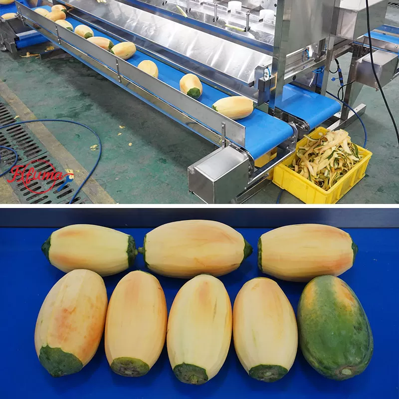papaya peeling machine