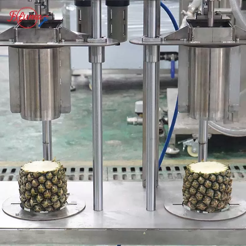 2 in 1 Pineapple Coring and Peeling Machine