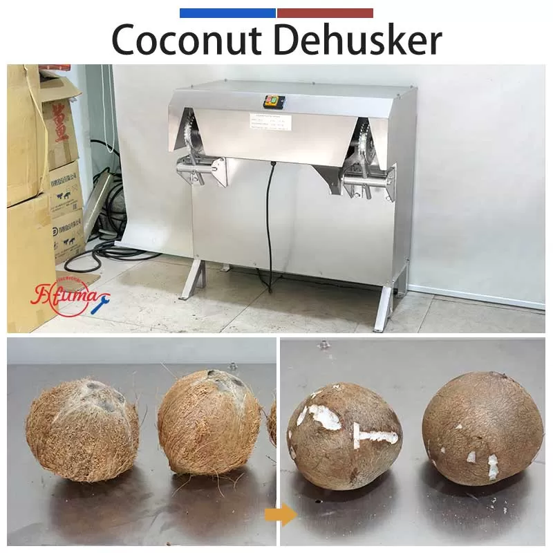 customized coconut peeling washing line