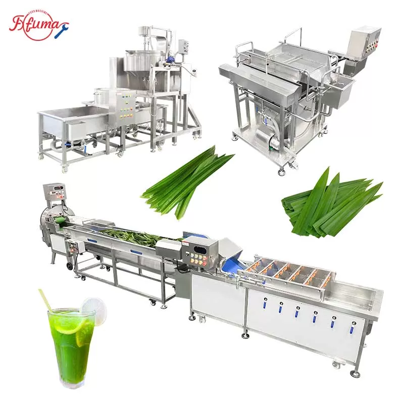 Herb / Wheatgrass / Pandan Leaf Process Line Herb / Wheatgrass / Pandan Leaf Process Line