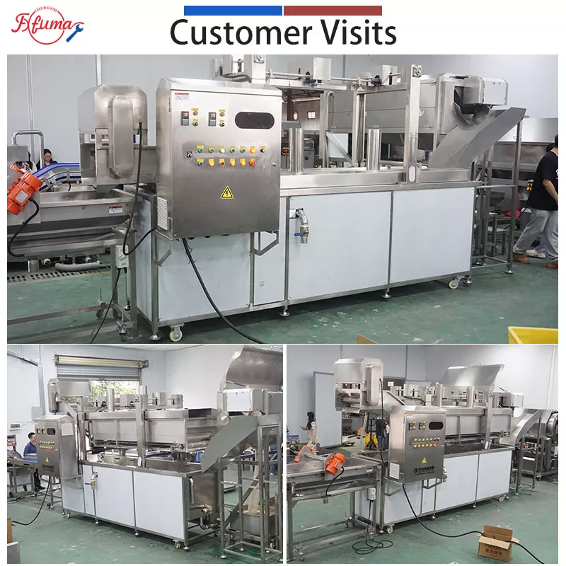 industrial vegetable blanching machine