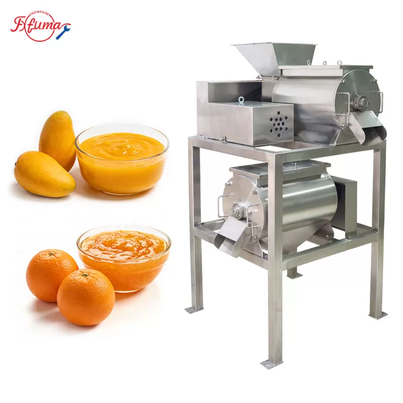 Orange Mango Fruit Pluping Machine in food industry