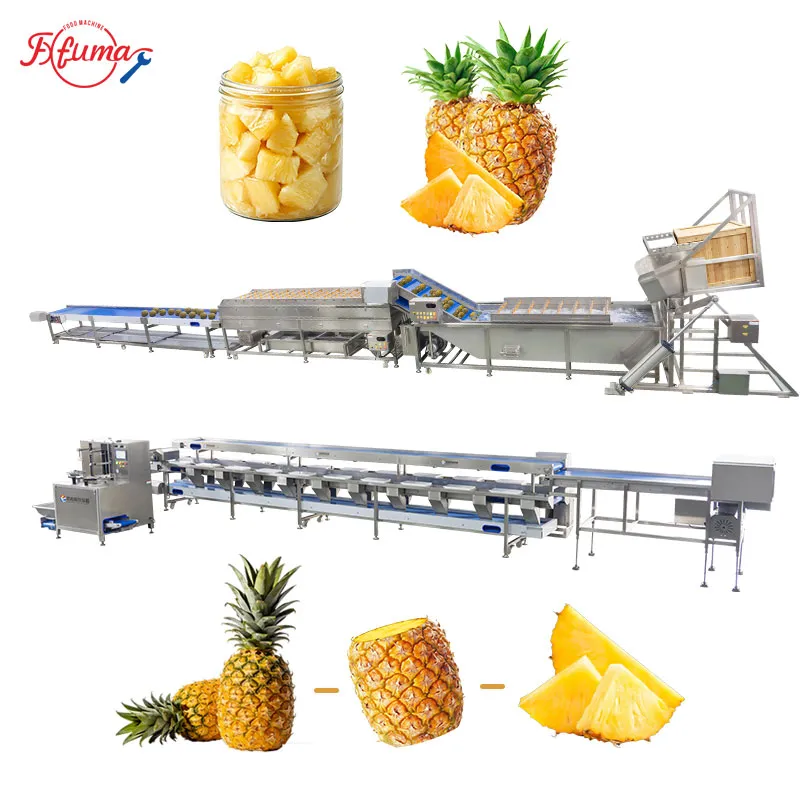 canning pineapple process line