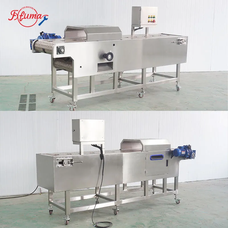 Continuous Cauliflower Broccoli Trimming & Cutting Machine