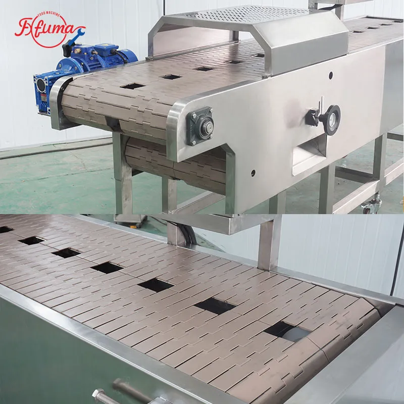 Continuous Cauliflower Broccoli Trimming & Cutting Machine