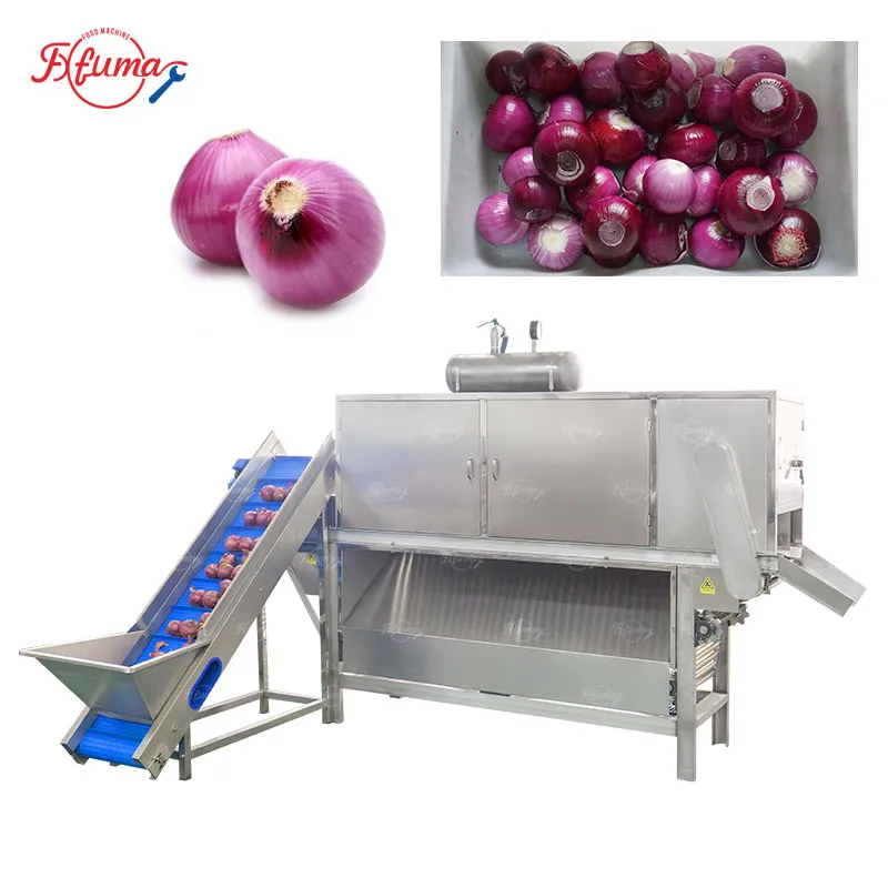 Industrial Chain-Type Onion Air Peeling Machine