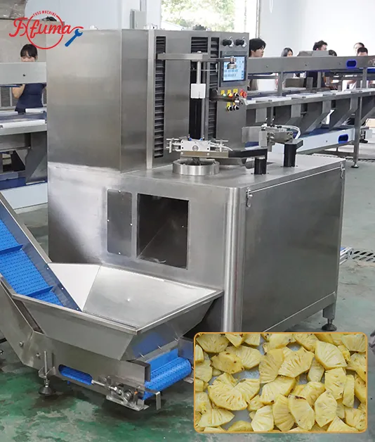 pineapple chunks processing line