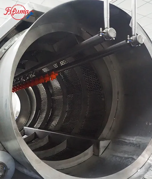 vegetable rotary drum washers