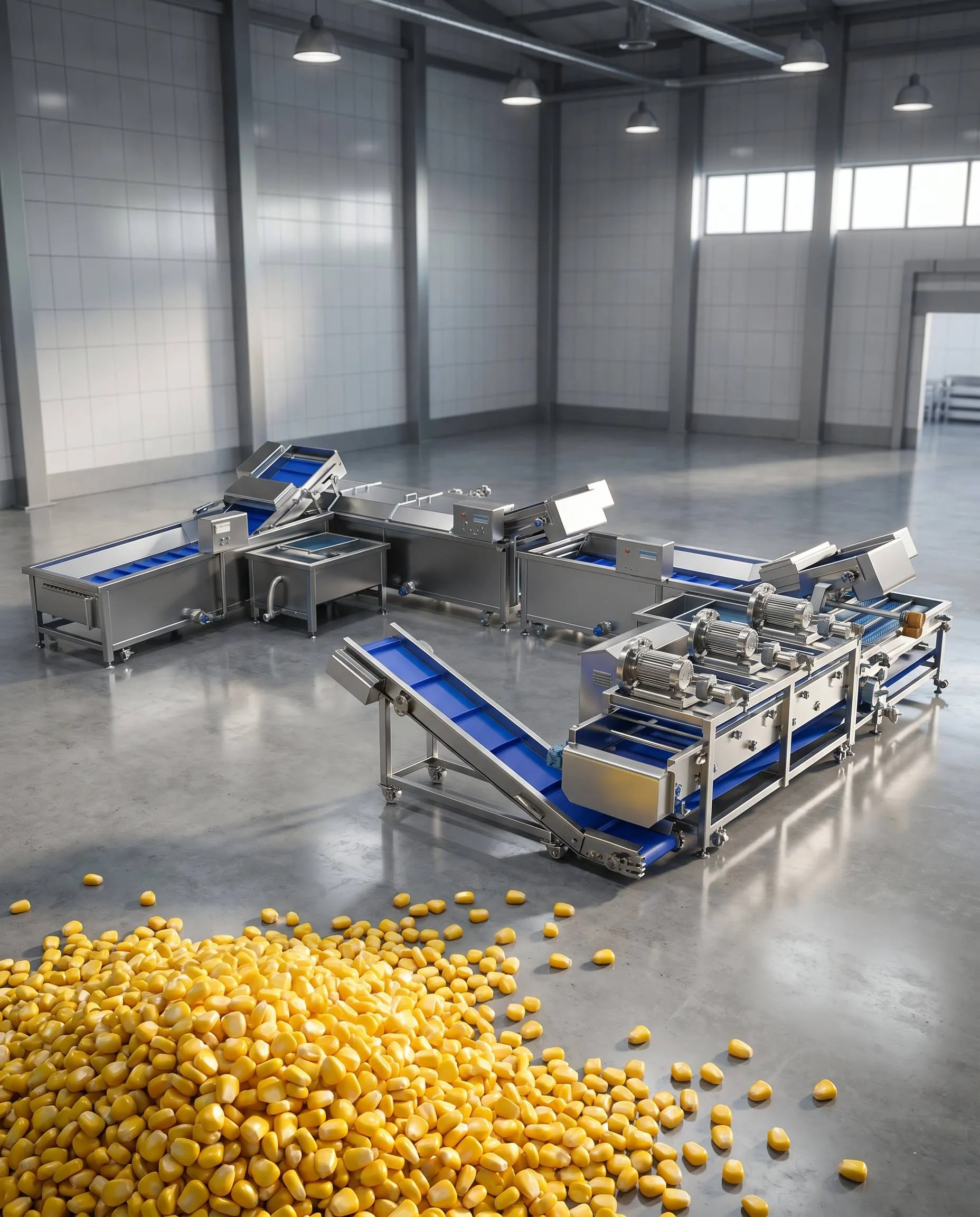 Industrial Corn Kernel Processing Line Guide | FUMA MACHINE