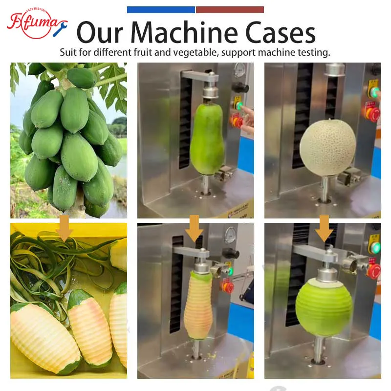 papaya melon peeler machine