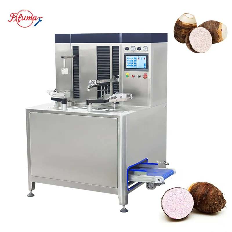 3 in 1 Automatic Taro Peeling, Head Tail Cutting, and Separating Machine