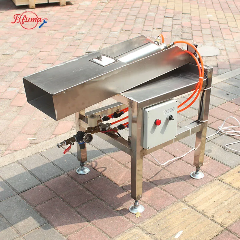Green onion skin blowing machine: