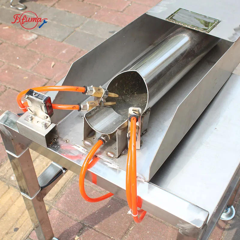 Green onion skin blowing machine: